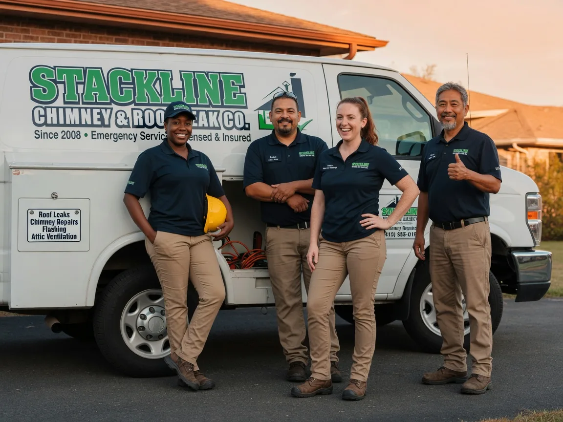 Chimney flashing repair company in Telephone, TX
